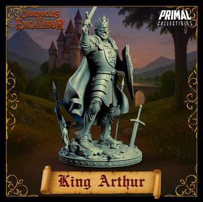 Joven Rey Arturo | Crónicas de Excalibur | Miniatura de D&D de mesa | Primal Collectibles