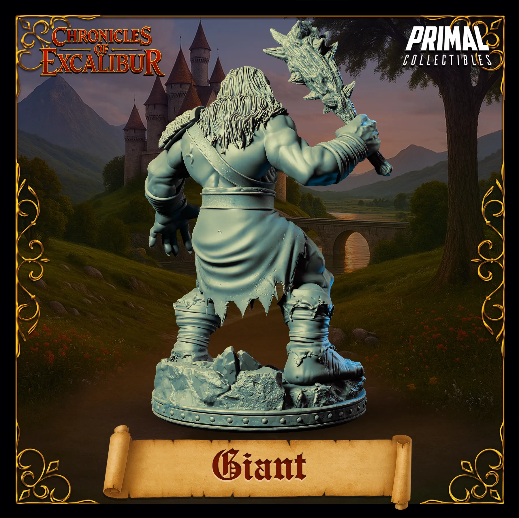 Mont Giant | Chronicles of Excalibur | Tabletop D&D Miniature | Primal Collectibles