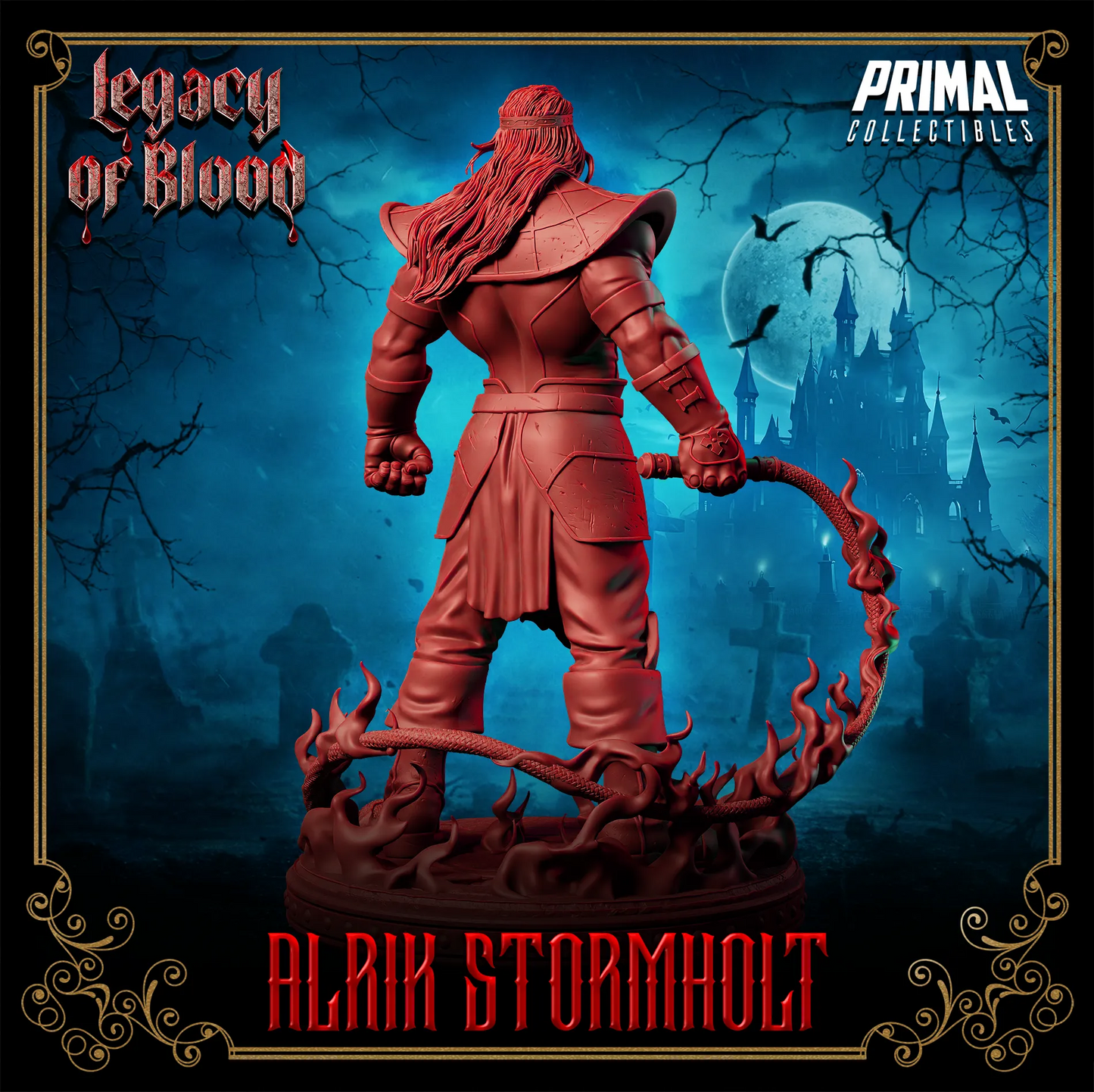 Human Alrik | Legacy of Blood | Tabletop D&D Miniature | Primal Collectibles