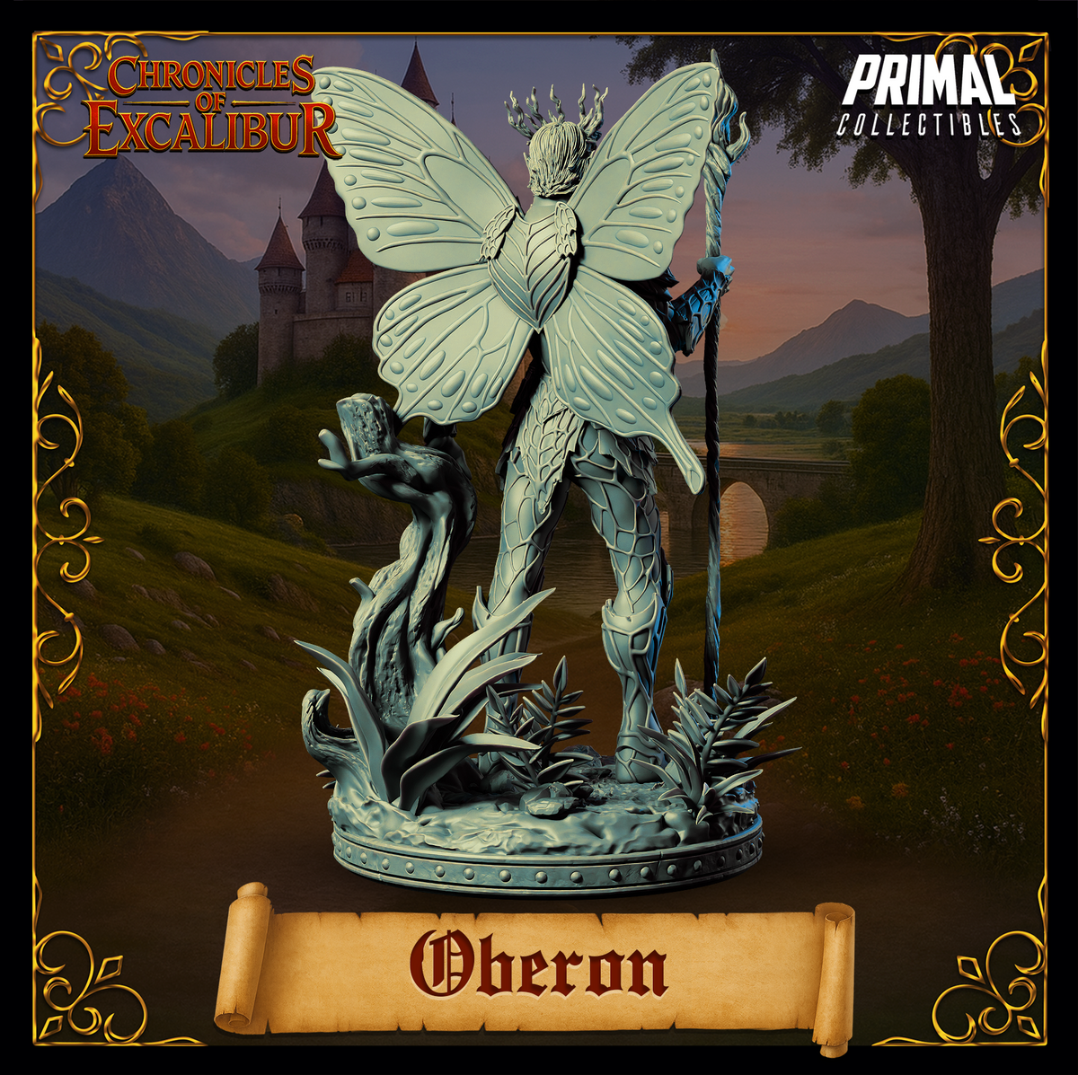 Fairy Oberon | Chronicles of Excalibur | Tabletop D&D Miniature | Primal Collectibles