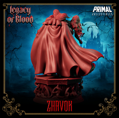Darklord Zhavok and Victim, Strahd, CoS | Legacy of Blood | Tabletop D&D Miniature | Primal Collectibles