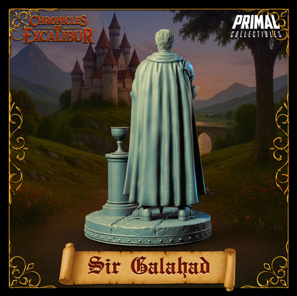 Knight Sir Galahad | Chronicles of Excalibur | Tabletop D&D Miniature | Primal Collectibles