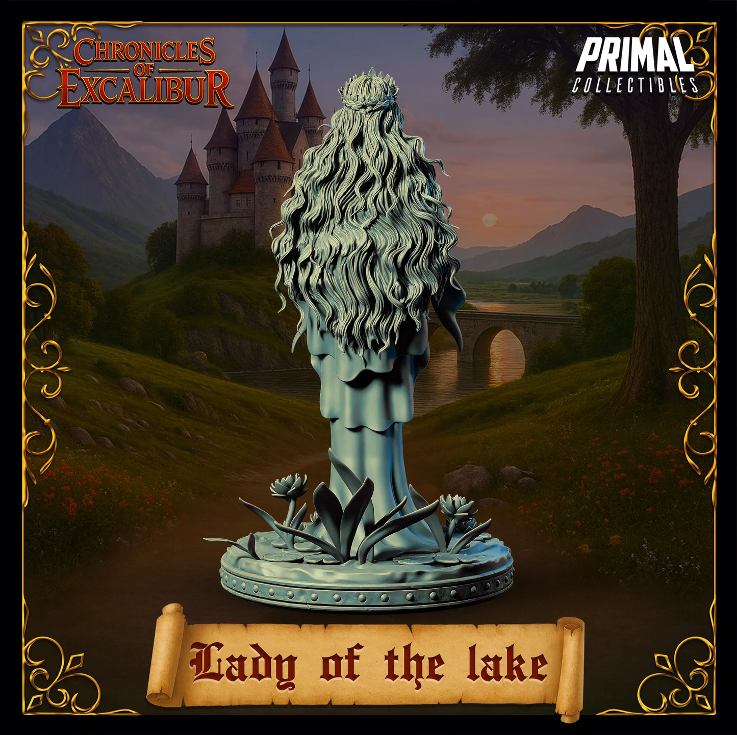Lady of the Lake | Chronicles of Excalibur | Tabletop D&D Miniature | Primal Collectibles