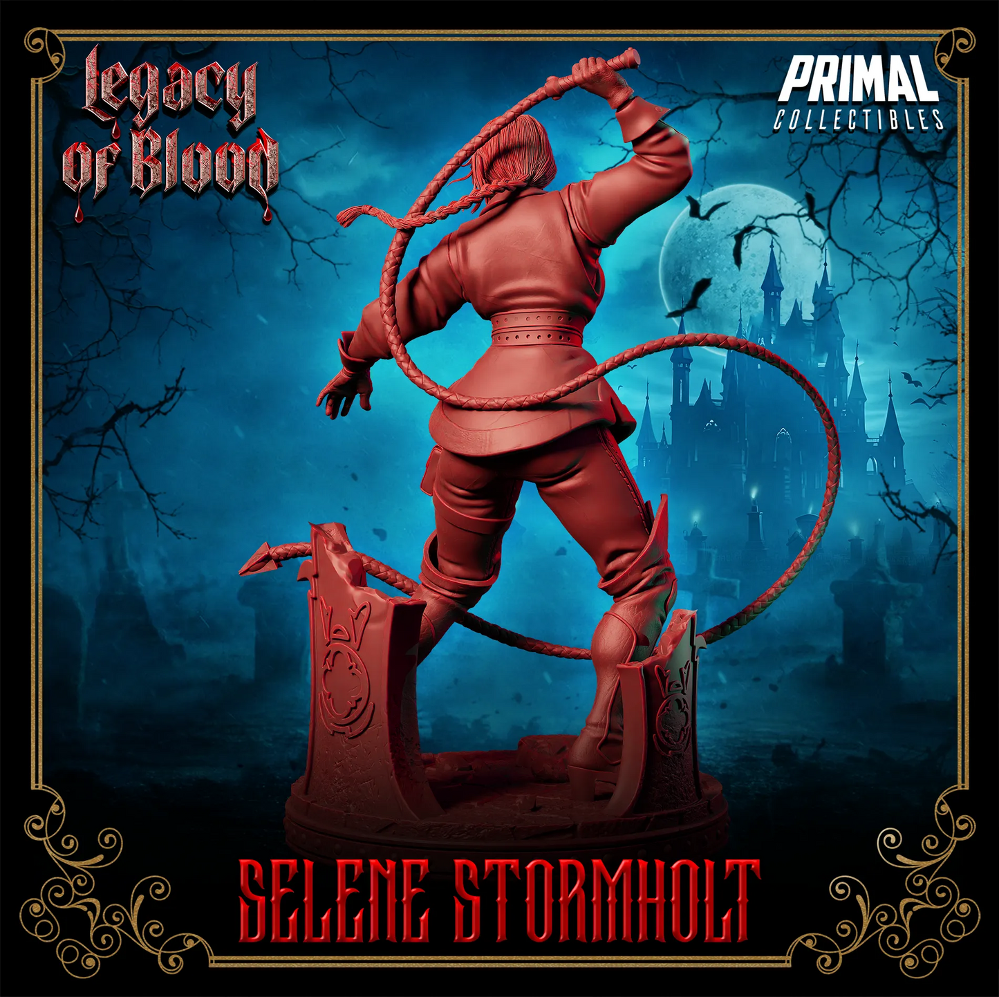 Human Selene Stormholt | Legacy of Blood | Tabletop D&D Miniature | Primal Collectibles