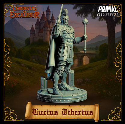 King Lucius Tiberius | Chronicles of Excalibur | Tabletop D&D Miniature | Primal Collectibles