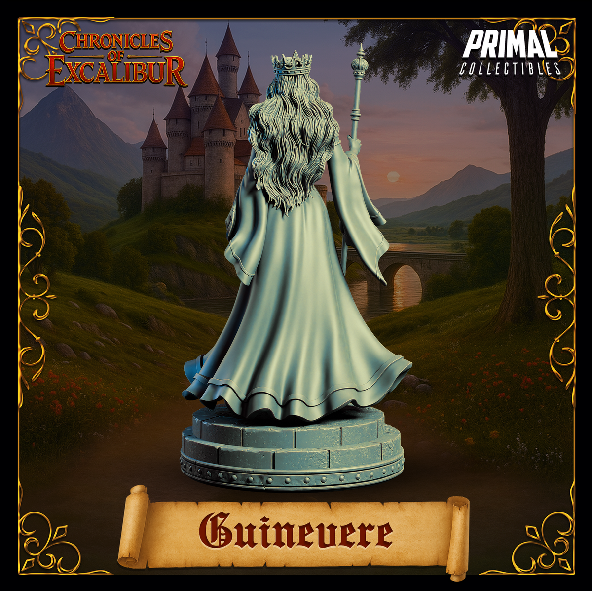 Joven Rey Arturo | Crónicas de Excalibur | Miniatura de D&D de mesa | Primal Collectibles