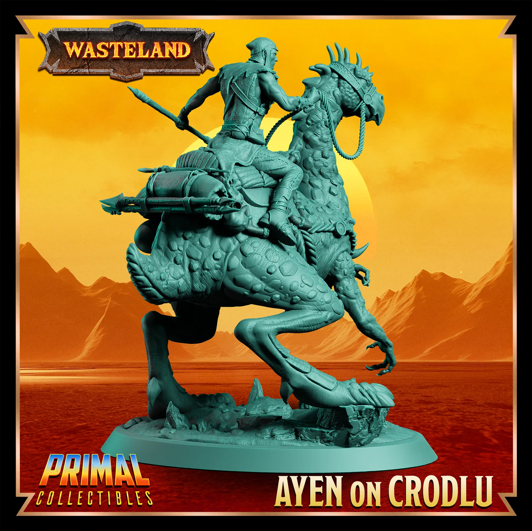 Crodlu Ayen | Wasteland | Tabletop Scale | TTRPG D&D Miniature | Primal Collectibles