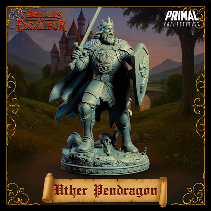 King Uther Pendragon | Chronicles of Excalibur | Tabletop D&D Miniature | Primal Collectibles
