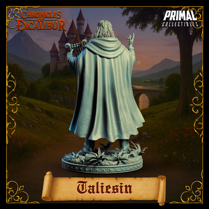 Bard Taliesin | Chronicles of Excalibur | Tabletop D&D Miniature | Primal Collectibles