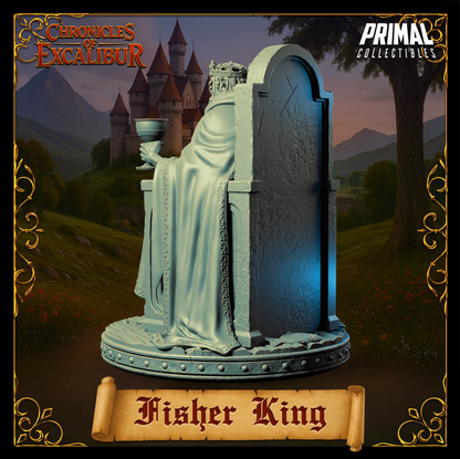 King Fisher King | Chronicles of Excalibur | Tabletop D&D Miniature | Primal Collectibles