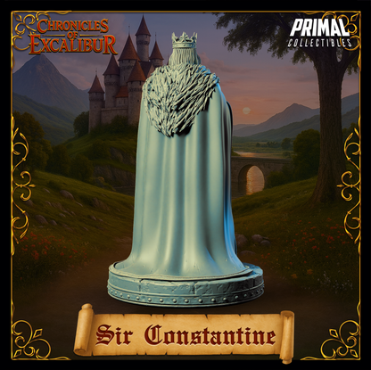 Caballero Sir Galahad | Crónicas de Excalibur | Miniatura D&D de Mesa | Primal Collectibles