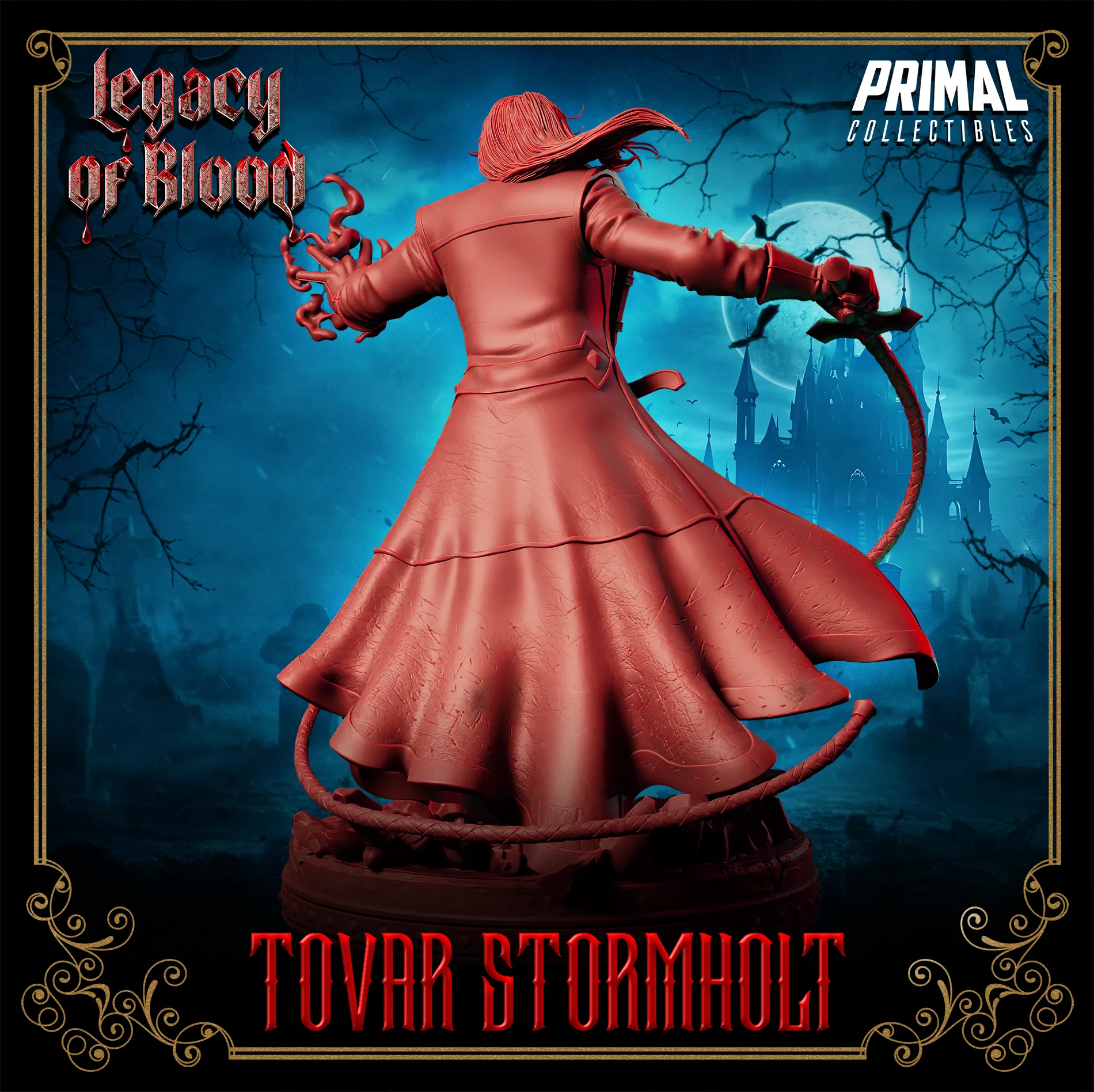 Human Tovar Stormholt | Legacy of Blood | Tabletop D&D Miniature | Primal Collectibles