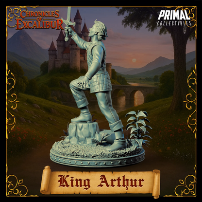 Young King Arthur | Chronicles of Excalibur | Tabletop D&D Miniature | Primal Collectibles