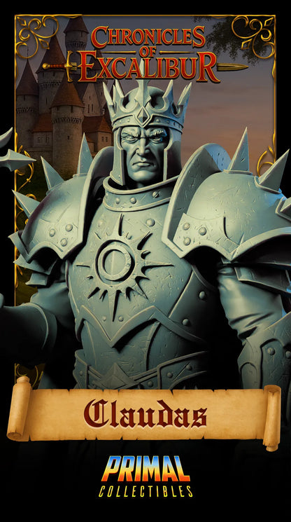 King Claudas | Chronicles of Excalibur | Tabletop D&D Miniature | Primal Collectibles