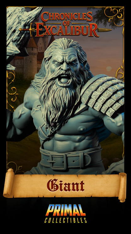 Mont Giant | Chronicles of Excalibur | Tabletop D&D Miniature | Primal Collectibles