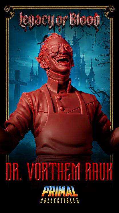 Doctor Vorthem Rauk, Frankenstein | Legacy of Blood | Tabletop Scale | TTRPG D&D Miniature | Primal Collectibles