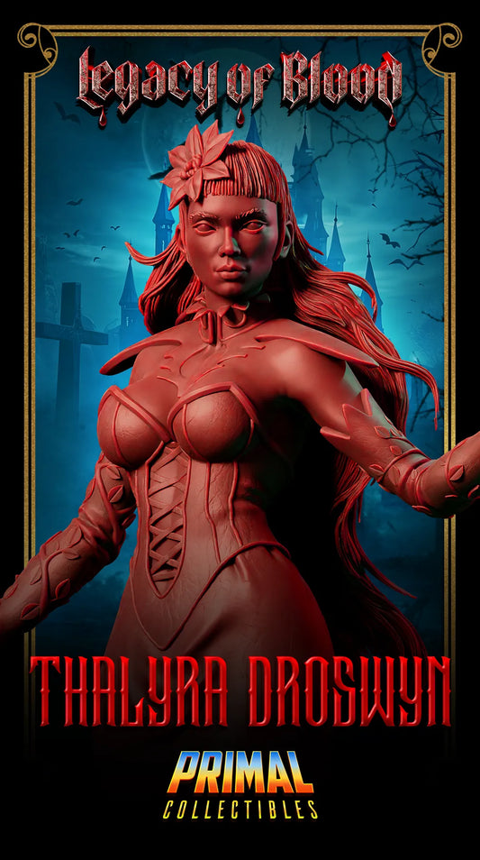 DarkLord Thalyra Droswyn | Legacy of Blood | Tabletop D&D Miniature | Primal Collectibles