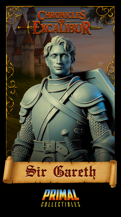 Caballero Sir Galahad | Crónicas de Excalibur | Miniatura D&D de Mesa | Primal Collectibles
