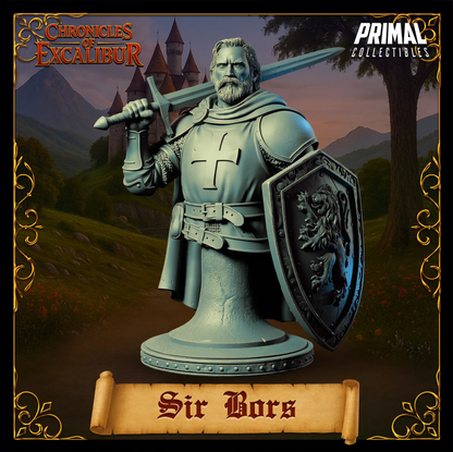Knight Sir Bors | Chronicles of Excalibur | Tabletop D&D Miniature | Primal Collectibles