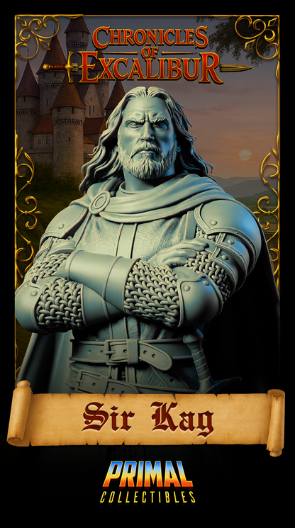 Knight Sir Kay | Chronicles of Excalibur | Tabletop D&D Miniature | Primal Collectibles