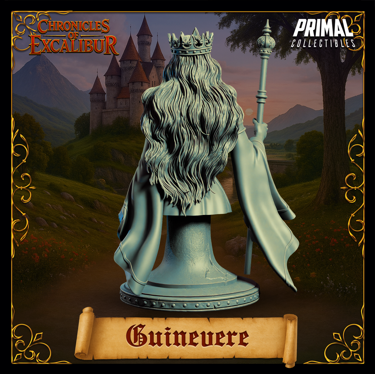 Joven Rey Arturo | Crónicas de Excalibur | Miniatura de D&D de mesa | Primal Collectibles