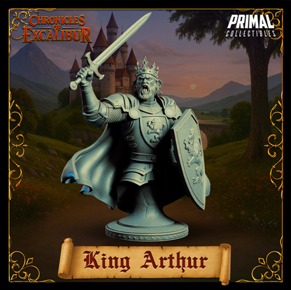 Joven Rey Arturo | Crónicas de Excalibur | Miniatura de D&D de mesa | Primal Collectibles