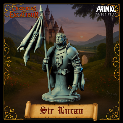 Knight Sir Lucan | Chronicles of Excalibur | Tabletop D&D Miniature | Primal Collectibles