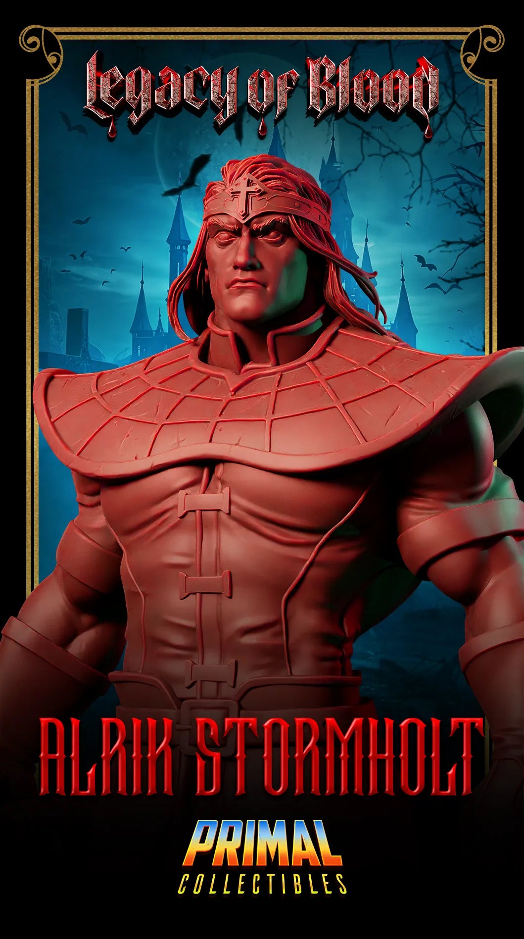 Human Alrik | Legacy of Blood | Tabletop D&D Miniature | Primal Collectibles