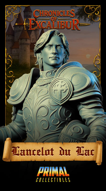 Knight Lancelot | Chronicles of Excalibur | Tabletop D&D Miniature | Primal Collectibles