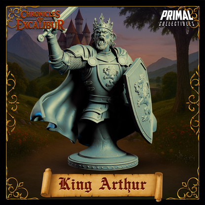 Joven Rey Arturo | Crónicas de Excalibur | Miniatura de D&D de mesa | Primal Collectibles