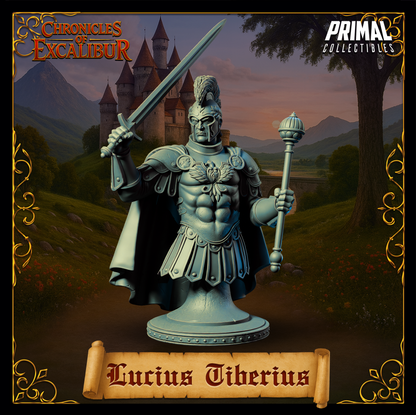 King Lucius Tiberius | Chronicles of Excalibur | Tabletop D&D Miniature | Primal Collectibles