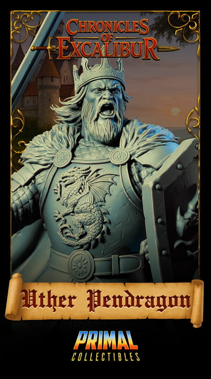 King Uther Pendragon | Chronicles of Excalibur | Tabletop D&D Miniature | Primal Collectibles