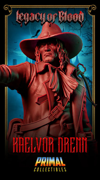 Hunter Kaelvor Drenn | Legacy of Blood | Tabletop D&D Miniature | Primal Collectibles