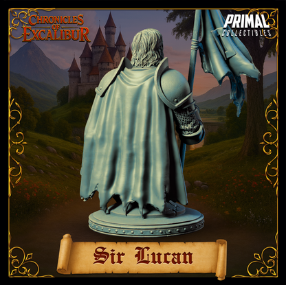 Knight Sir Lucan | Chronicles of Excalibur | Tabletop D&D Miniature | Primal Collectibles
