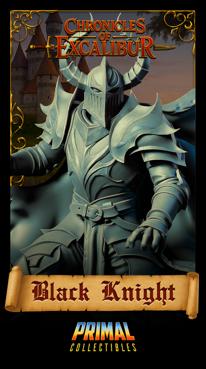 Knight Black Knight | Chronicles of Excalibur | Tabletop D&D Miniature | Primal Collectibles