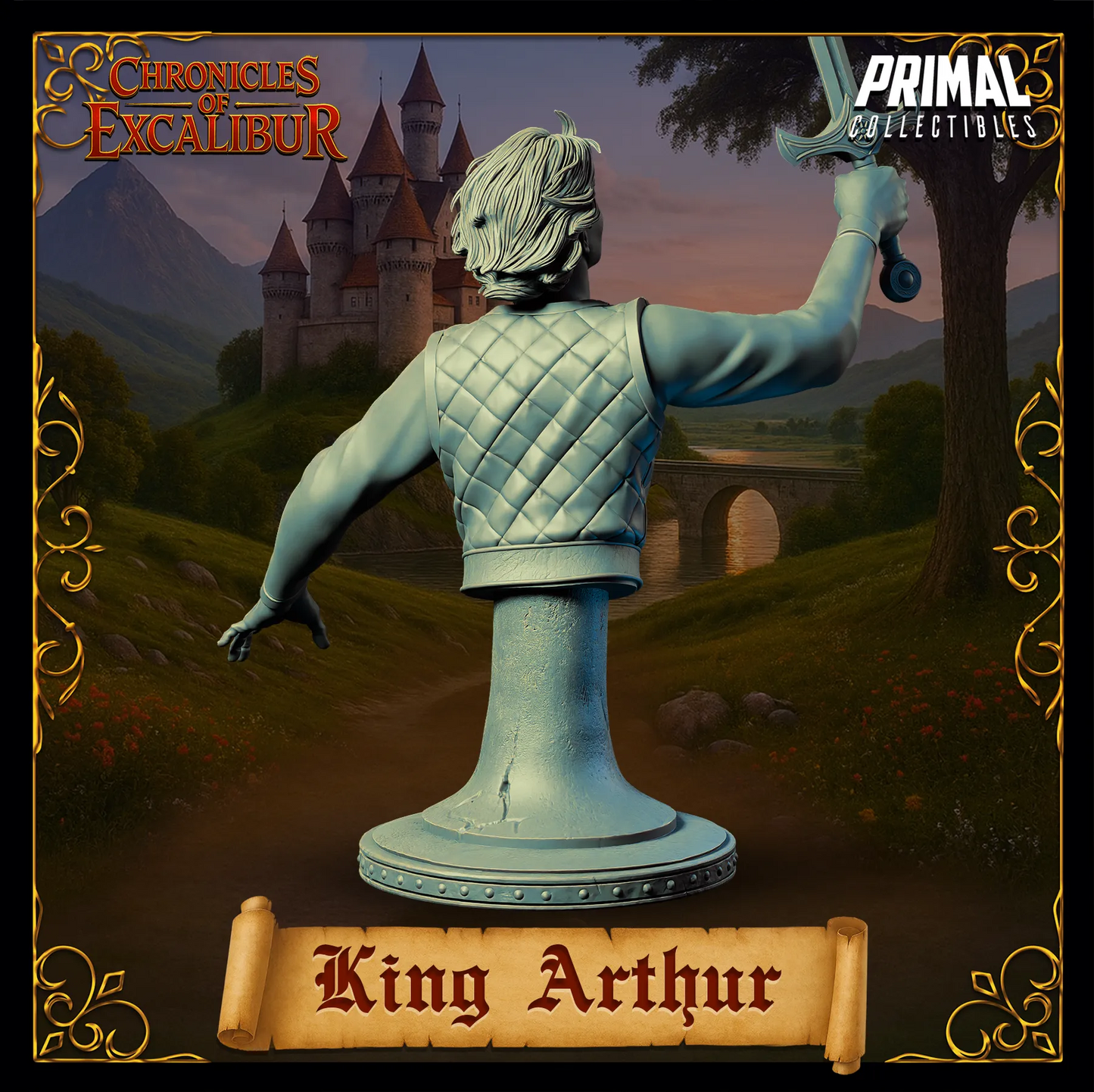 Young King Arthur | Chronicles of Excalibur | Tabletop D&D Miniature | Primal Collectibles