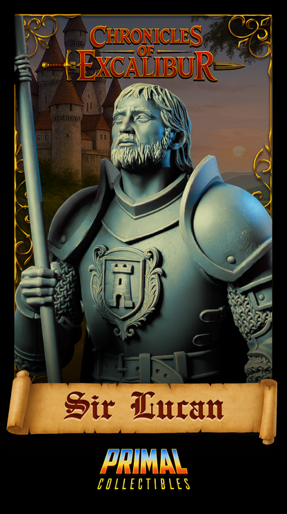 Knight Sir Lucan | Chronicles of Excalibur | Tabletop D&D Miniature | Primal Collectibles