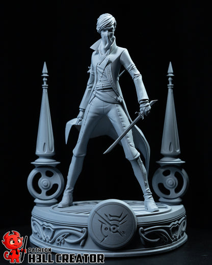 1:12 Masked Empress | Resin Garage Kit Figure Game Fan Art | h3LL creator