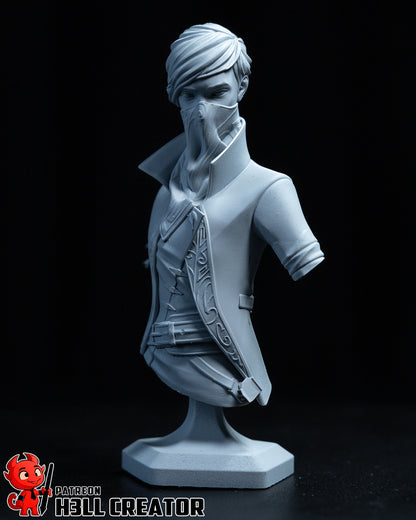 1:12 Masked Empress | Resin Garage Kit Figure Game Fan Art | h3LL creator