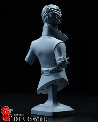 1:12 Masked Empress | Resin Garage Kit Figure Game Fan Art | h3LL creator