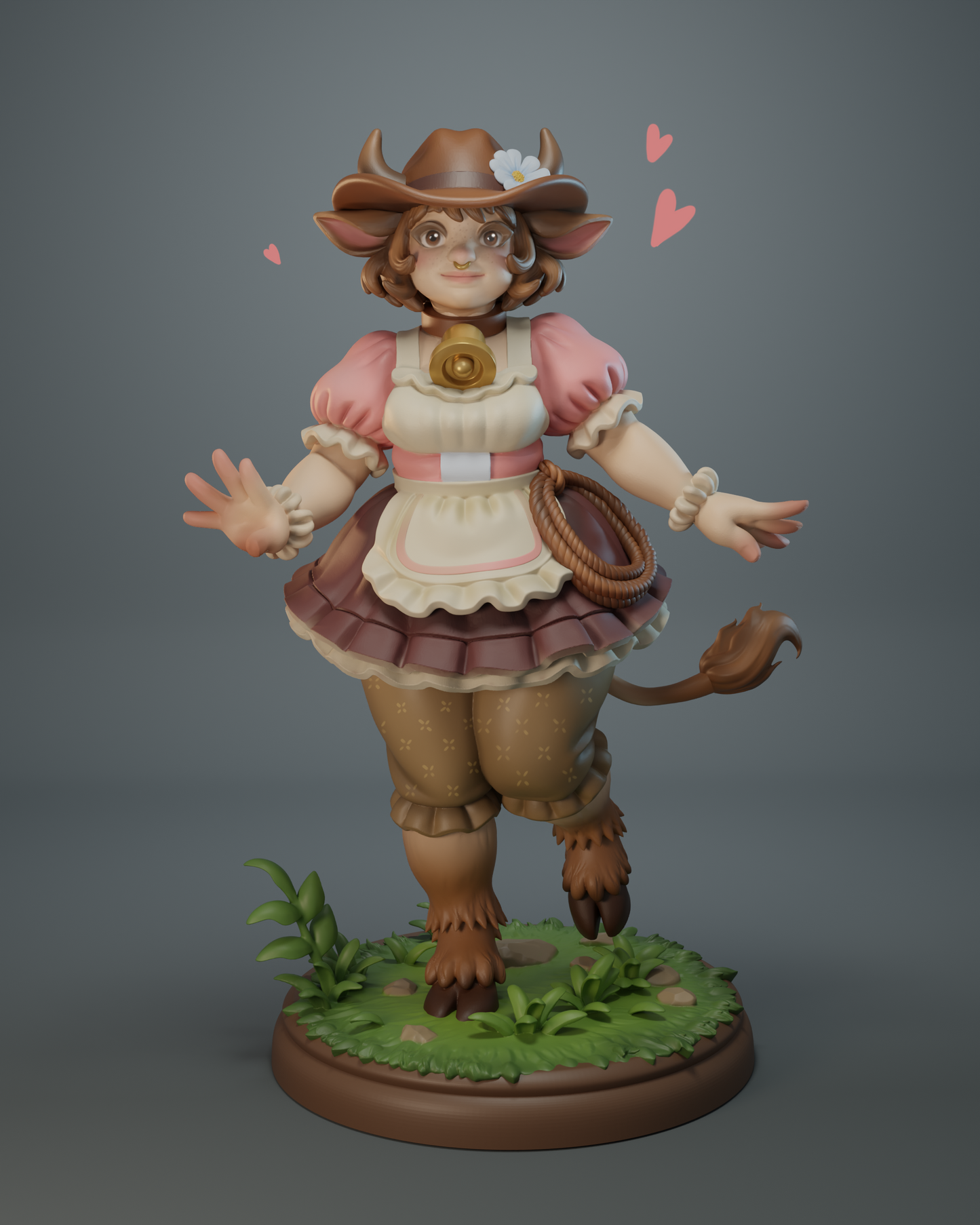 Daisybell | Tabletop or Display Scale | D&D TTRPG Fantasy Miniature | Dungeons and Maidens