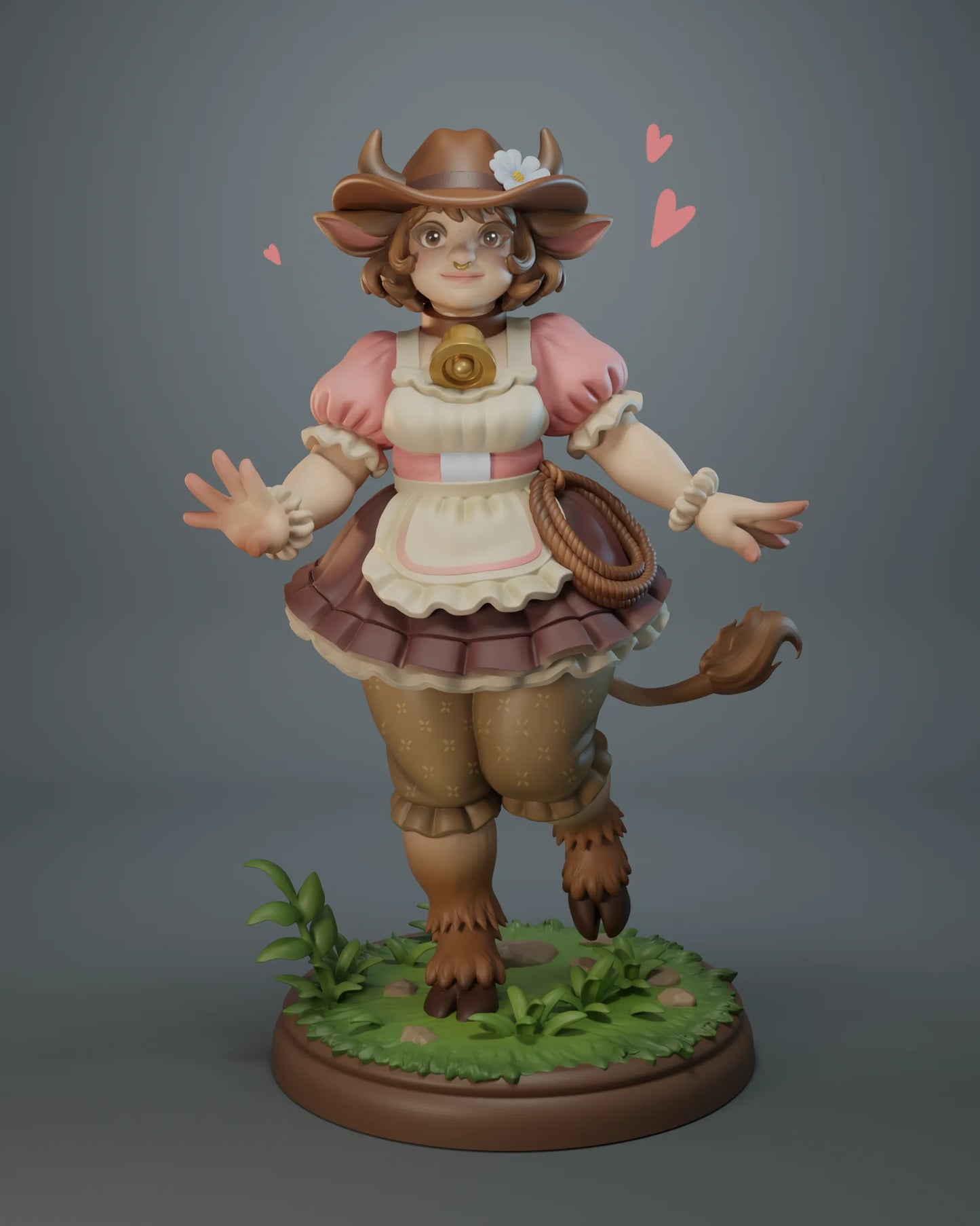 Daisybell | Tabletop or Display Scale | D&D TTRPG Fantasy Miniature | Dungeons and Maidens