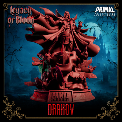 Big Drakov Dracula | Legacy of Blood | D&D Game Fanart | Primal Collectibles
