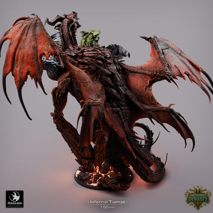 Infernal Tiamat | D&D TTRPG Mini | Rescale Miniatures