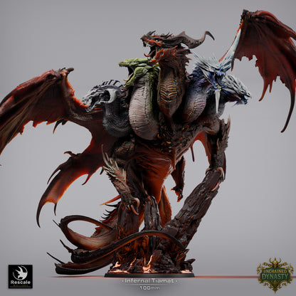 Infernal Tiamat | D&D TTRPG Mini | Rescale Miniatures