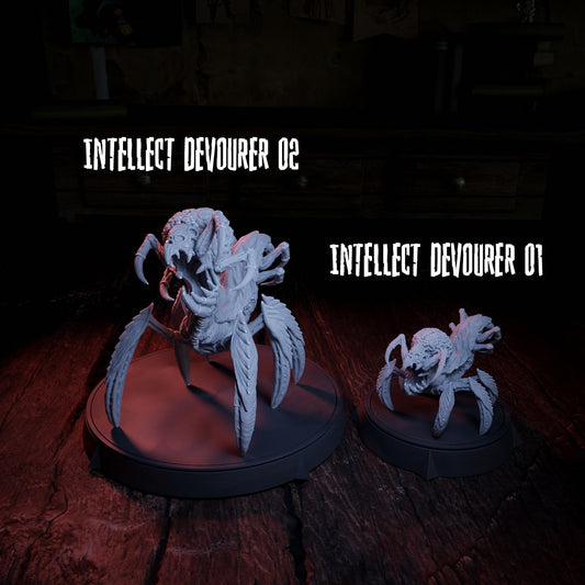 Intellect Devourer, Enemy Set | DnD Miniature Character | Cripta Studios - Tattles Told 3D