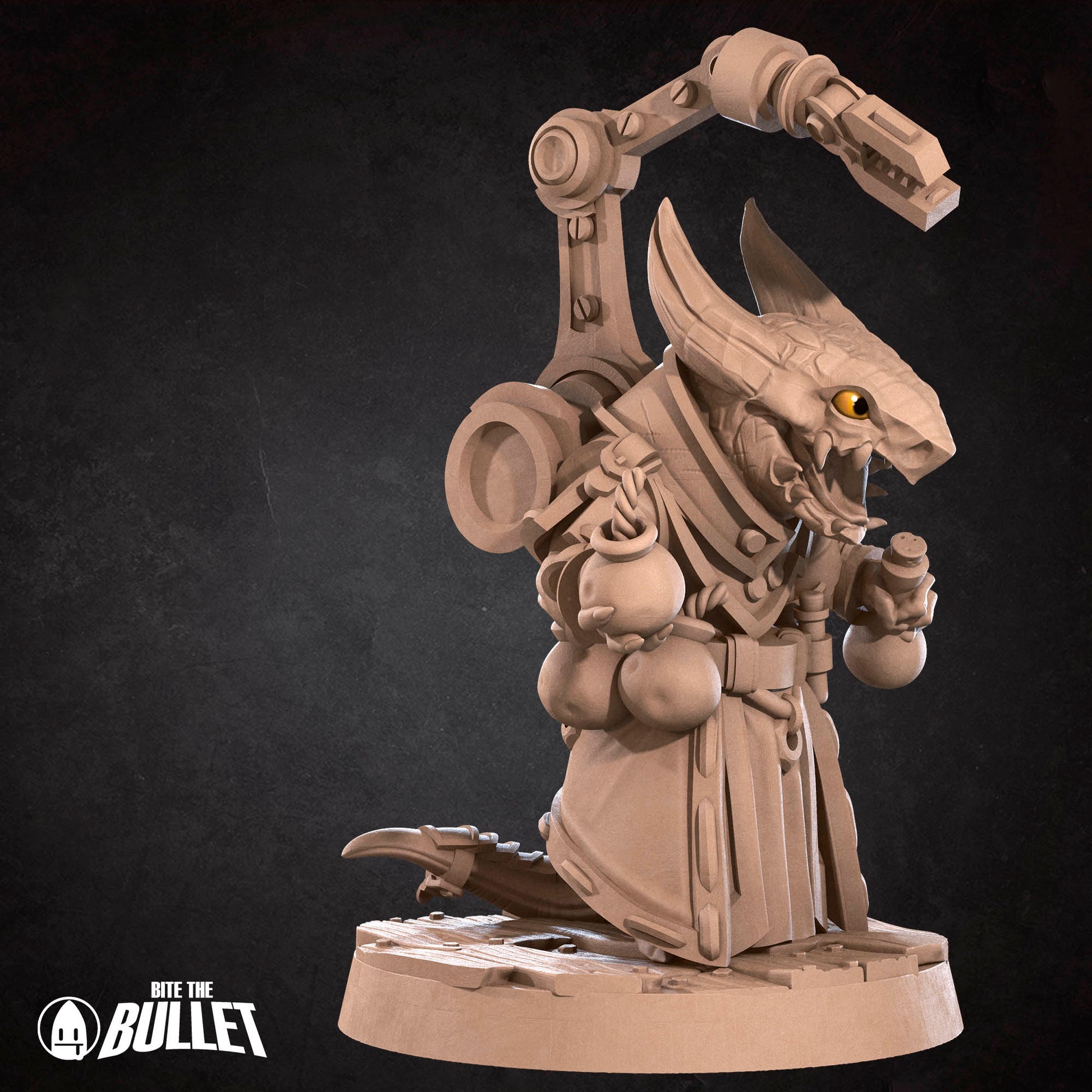 Kobold Inventor | D&D TTRPG Miniature | Bite the Bullet