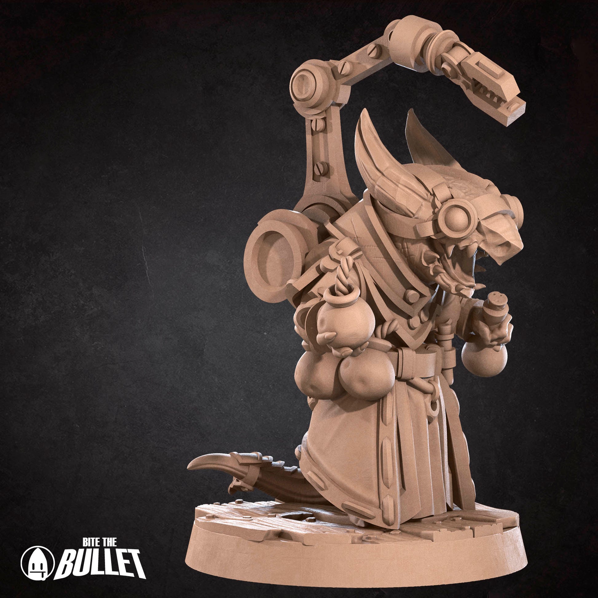 Kobold Inventor | D&D TTRPG Miniature | Bite the Bullet