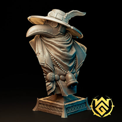 Iron Mask Cleric | TTRPG D&D Miniature | The Witchguild