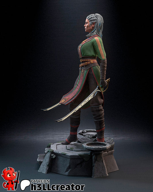 1:12 Verdant Harper | Resin Garage Kit Figure Game Fan Art | h3LL creator